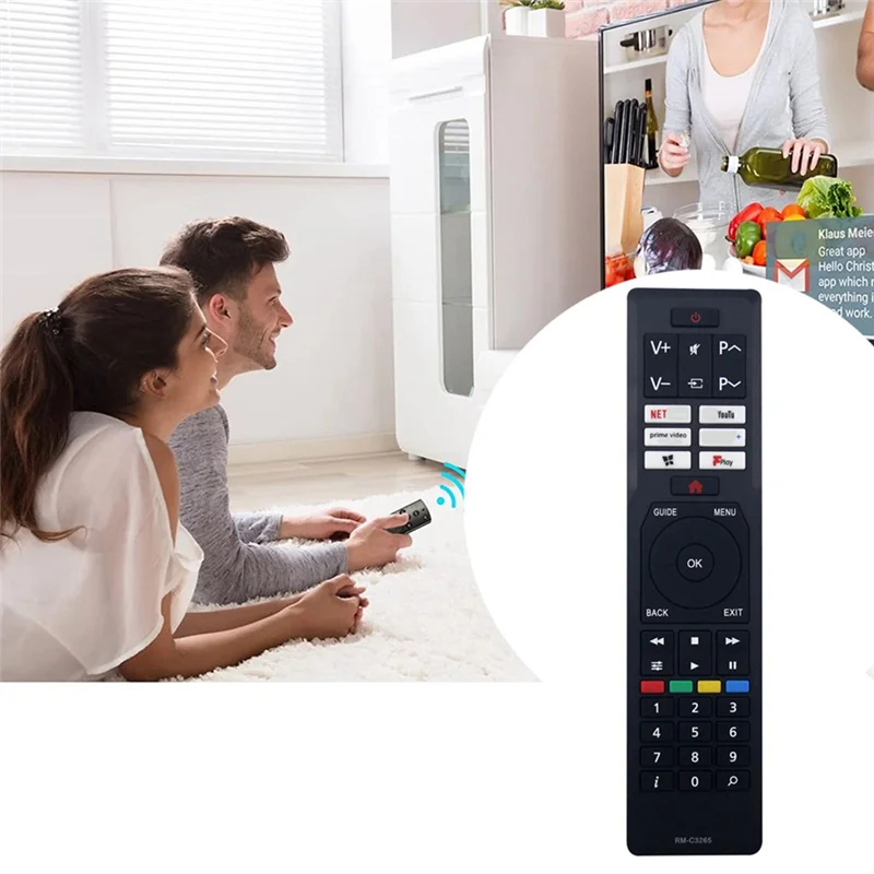 【B74A】Remplacer la télécommande RM-C3265 pour la télécommande TV LCD JVC RM-C3265