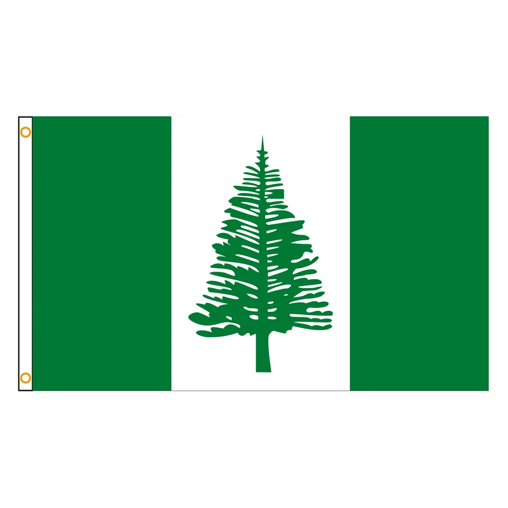 60×90 90x150 120×180CM Norfolk Island Emblem Flag Polyester Printed Banner Tapestry For Decor