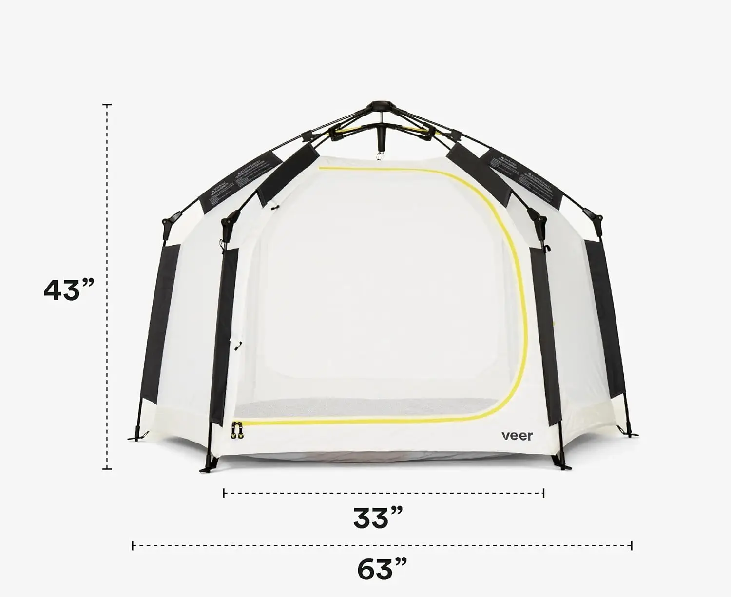 Basecamp |   Caneta pop-up portátil para quintal/jogar para bebês, crianças e crianças |   Uso interno e externo |   Dossel de sombra |   Mantém insetos