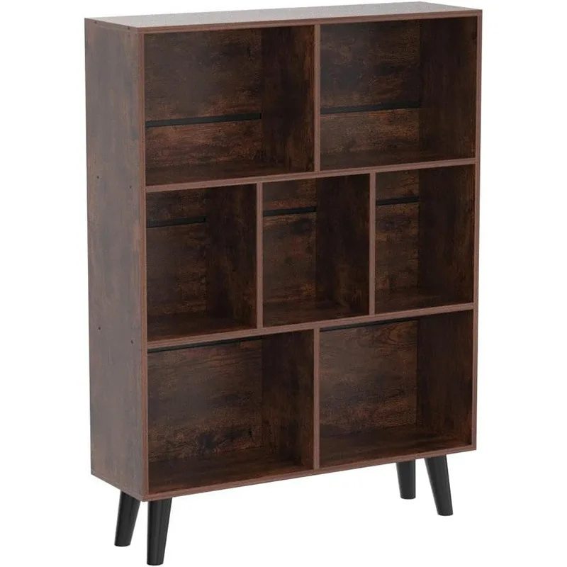 Wooden storage Multi-layer space Office Multi-layer storage Document finishing rack