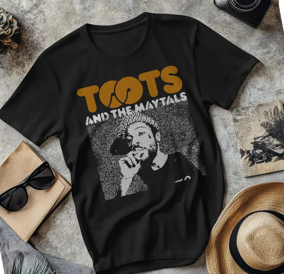 Toots and the Maytalls T-Shirt mit Siebdruck, kurzärmelig, Ska Reggae, Unisex-T-Shirt