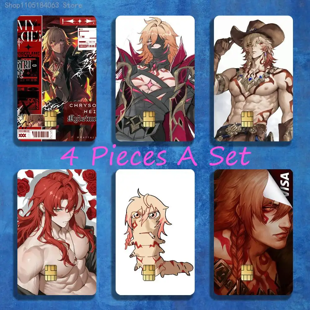 Mydei Honkai Star Rail Stickers Credit Visa Debit Bank Charge Card Bus Metro Waterproof Sticker Decal Decoration