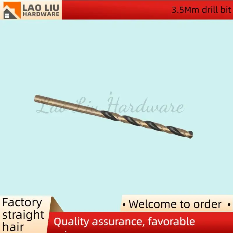 

Спиральное сверло из быстрорежущей стали премиум-класса 3,5 мм с кобальтовым покрытием — идеально подходит для сверления по дереву/металлу, работает со стандартными электроинструментами