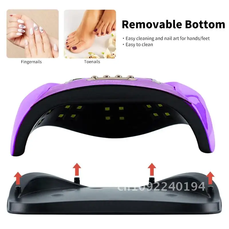 For 57PCS SUN C4 Plus Curing Gel Lamp LED UV Lamp UV Manicure 256W Lamp Nail Dryer UV Automatic Light Gel Ice Salon Sensor Nail