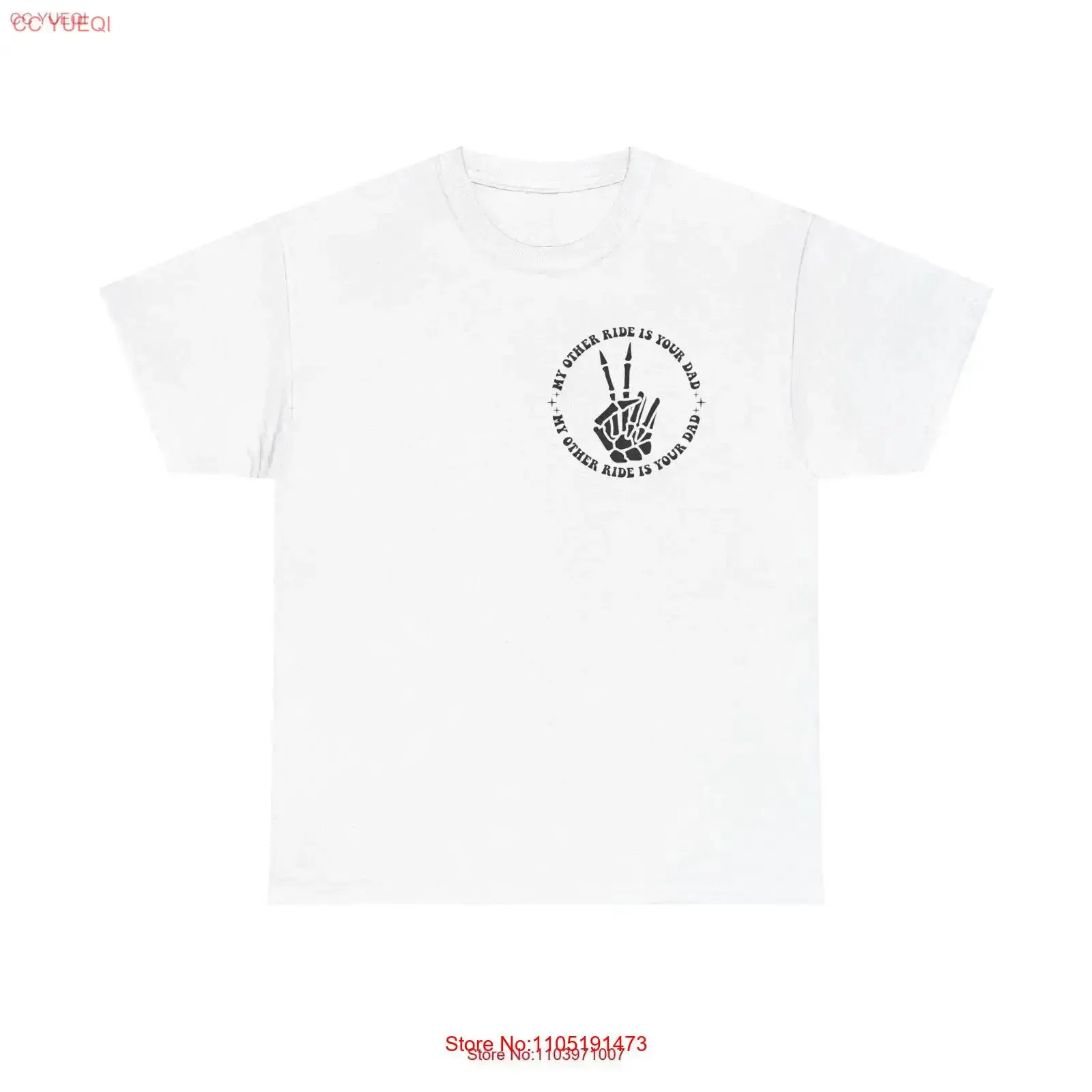 My Other Ride is your dad sarcastic funny Heavy Cotton T Shirt vintage Washed Versatile streetwear homme Casual Breathable