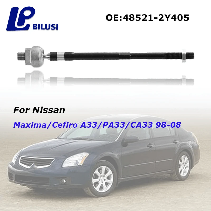 

Bilusi OE: 48521-2Y405 Exceptional Inner Left And Right Ball Joint Tie Rod End for NISSAN Maxima/Cefiro A33/PA33/CA33 1998-2008