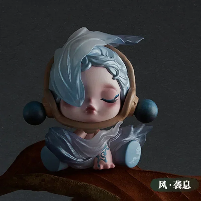 البوب مارت حقيقية صندوق أعمى Skullpanda الحبر زهر البرقوق سلسلة صندوق غامض تخمين حقيبة اللعب دمية لطيف أنيمي الشكل الحلي #3