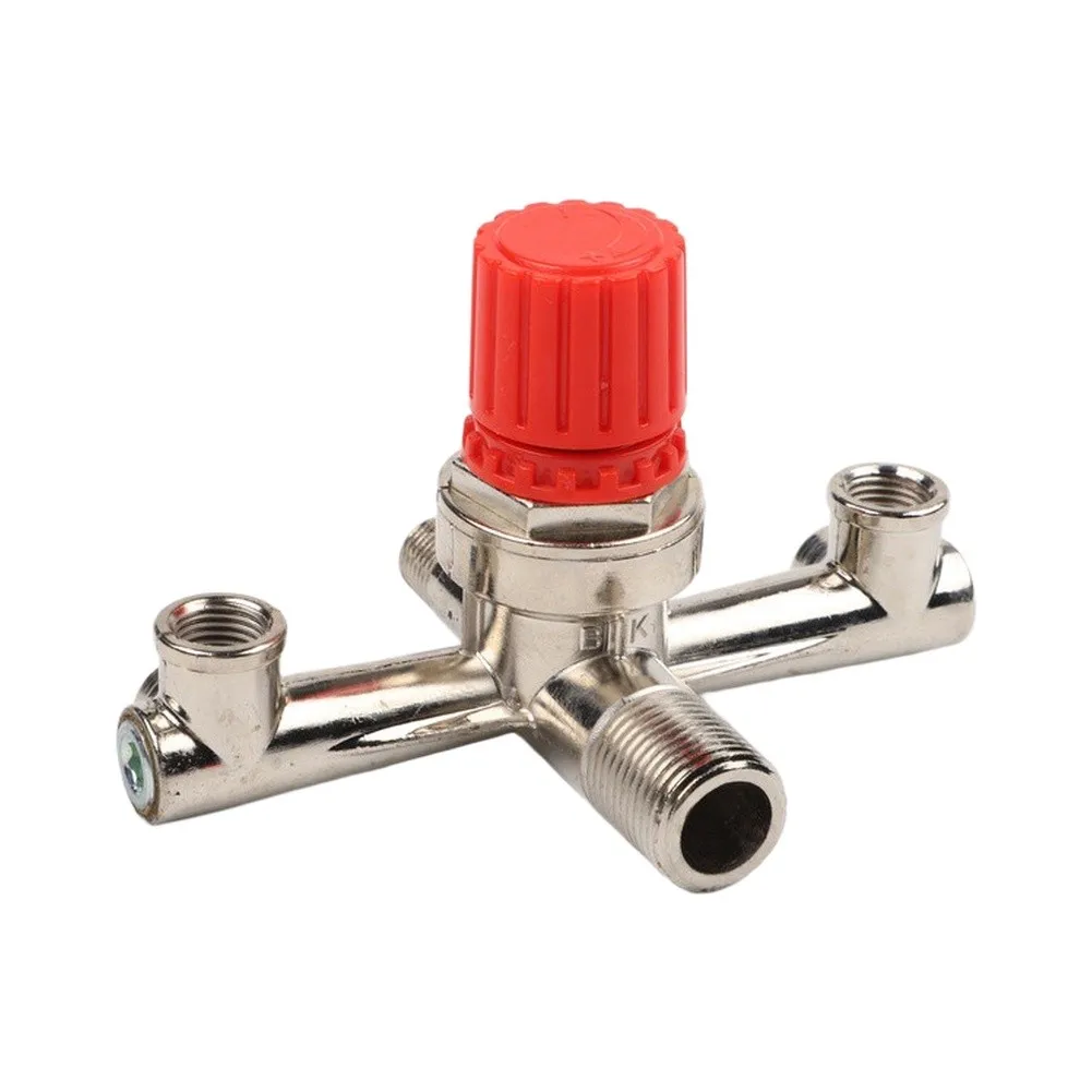 for Double Outlet Tube Regulator Valve for Piston Air Compressor Featuring for v Ring Seal and Improved Air Flow Characteristics