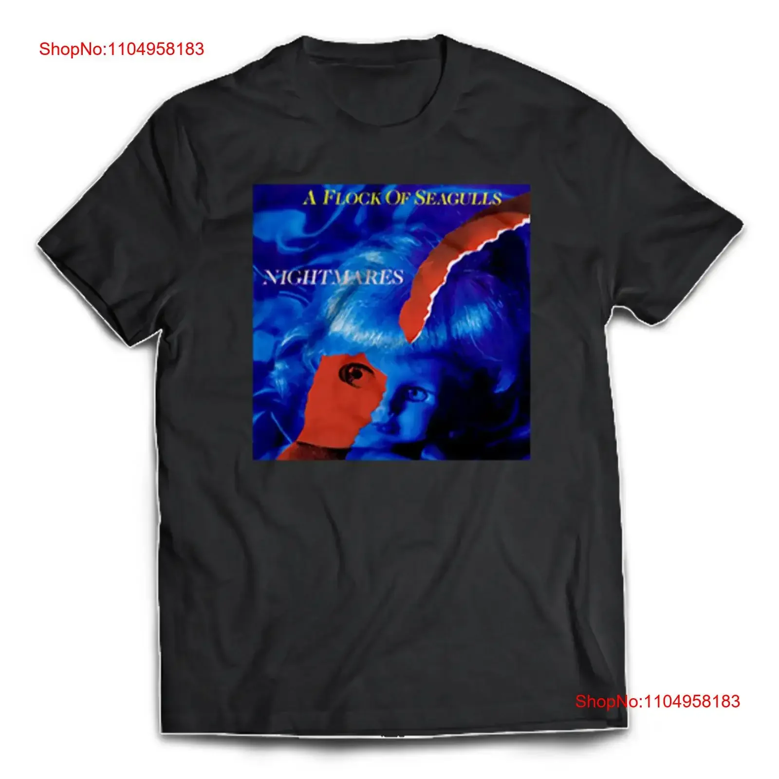 

A Flock of Seagulls Nightmares T Shirt vintage Washed Soft Casual Top For Everyday Wear Stretched designer clothes Comfortable