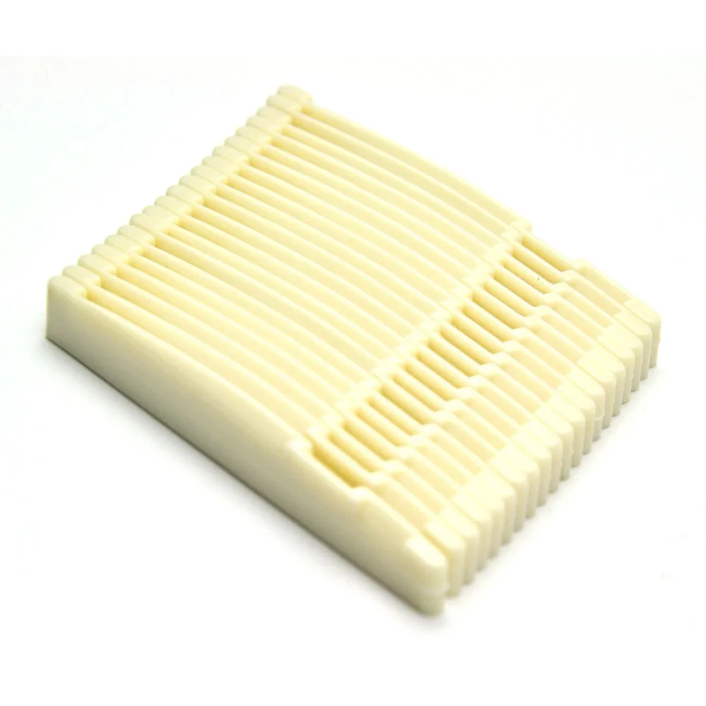 50pcs Universal Acoustic Guitar Bridge Lower Nut Saddles Plastic Ivory White