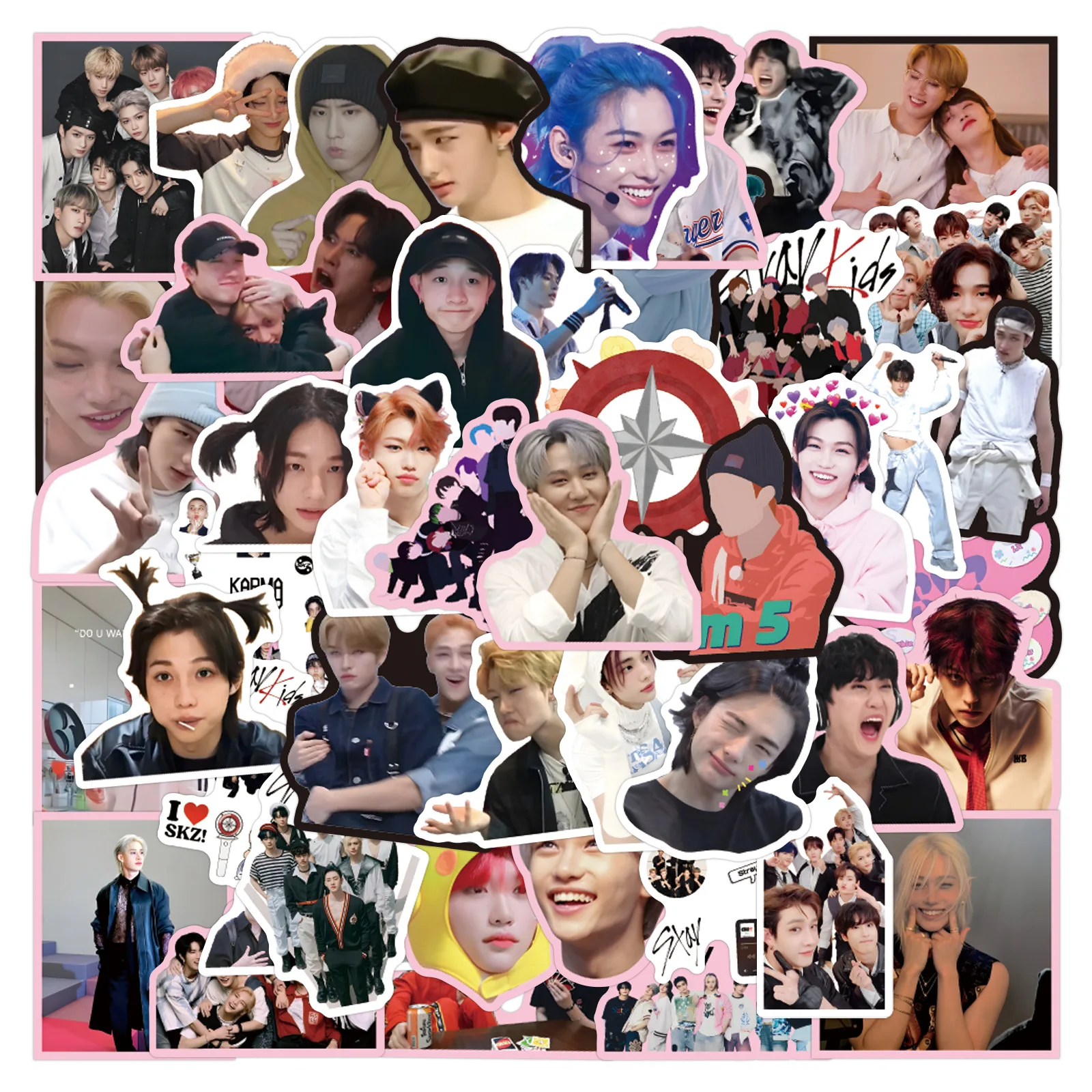 

Набор из 54 НОВЫХ граффити-стикеров KPOP-группы Stray Kids (альбом DO IT), милые наклейки для багажа, коллекции фанатов, подарков, скейтбордов, телефонов, декорации SKZOO