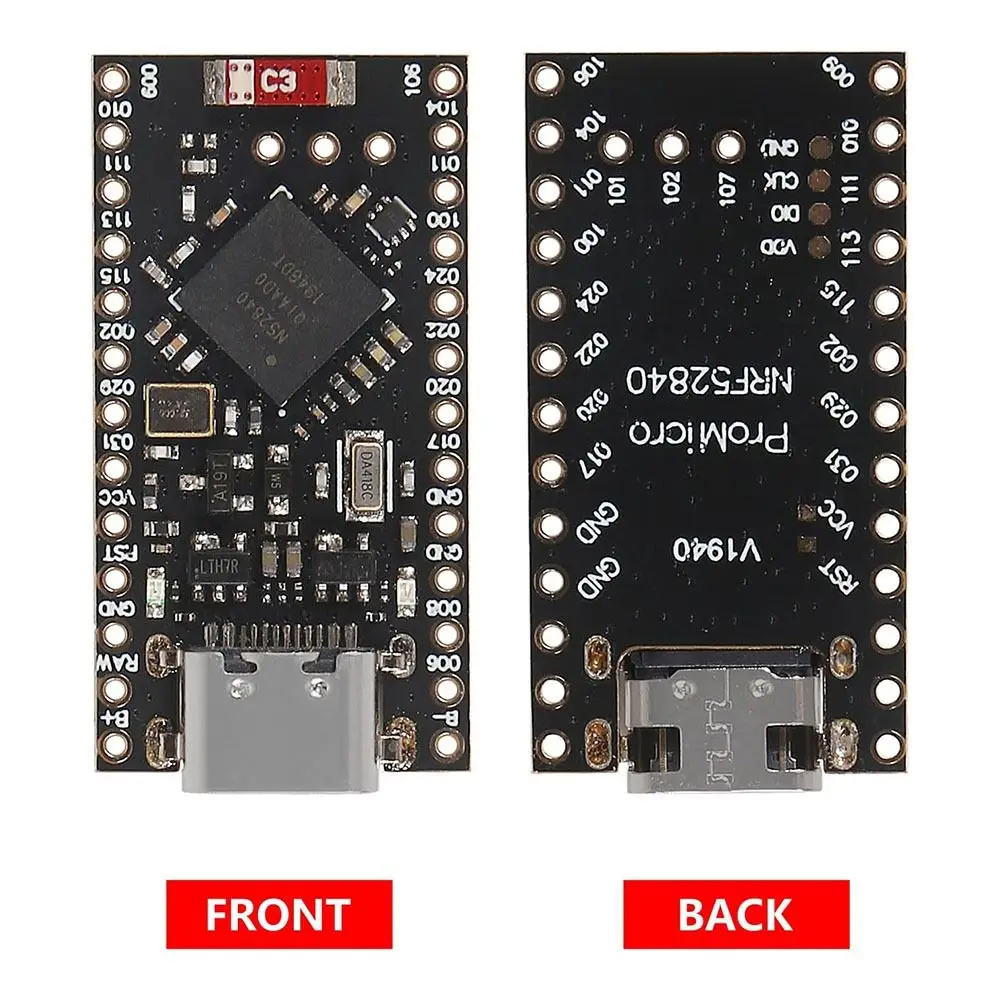 

Bluetooth-совместимая плата NRF52840, маломощная беспроводная макетная плата, 3,7 В, универсальная плата управления зарядкой для Nice Nano
