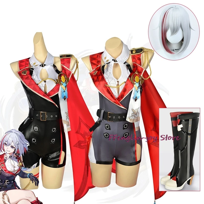 

Game Honkai Star Rail Topaz Cosplay Costume Role Play Comic Con Dress Hallowmas Party Wigs Animation Prop 3D PU sexy cosplay