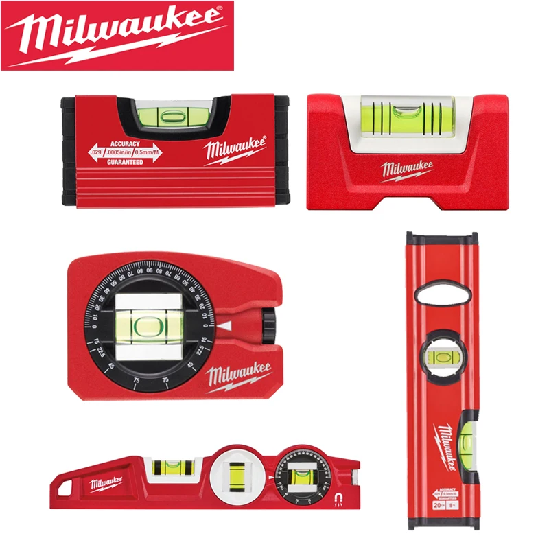 Milwaukee 4932459100 Minibox Level Visibility UV Resistant Practical Aluminum Accurate Reusable Measuring Tools