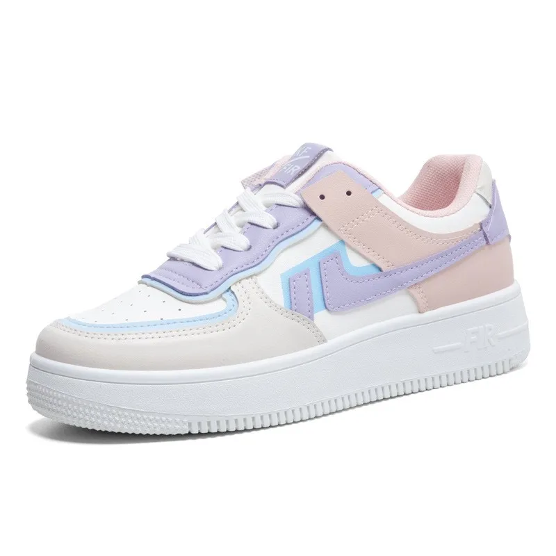 Moda nuove donne Sneakers traspirante impermeabile zeppe piattaforma scarpe da corsa all'aperto donna Pu scarpe da ginnastica Casual da Jogging in pelle