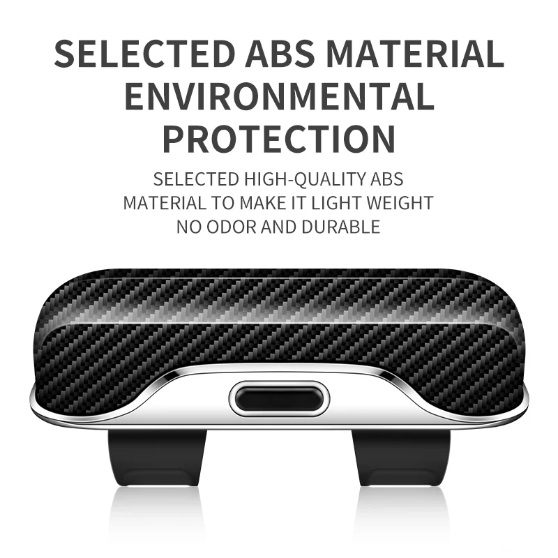 لـ VinFast EV Sun Visor حامل النظارات الشمسية، صندوق تخزين نظارات من ألياف الكربون ملحقات السيارة الكهربائية