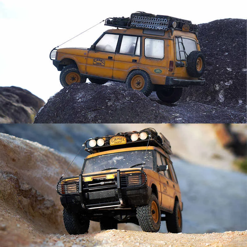 

Новый D1RC второго поколения Land Rover Discovery моделирование металлическое шасси 1:10 верблюжья чашка альпинистский автомобиль 313 колесная база RC автомобиль