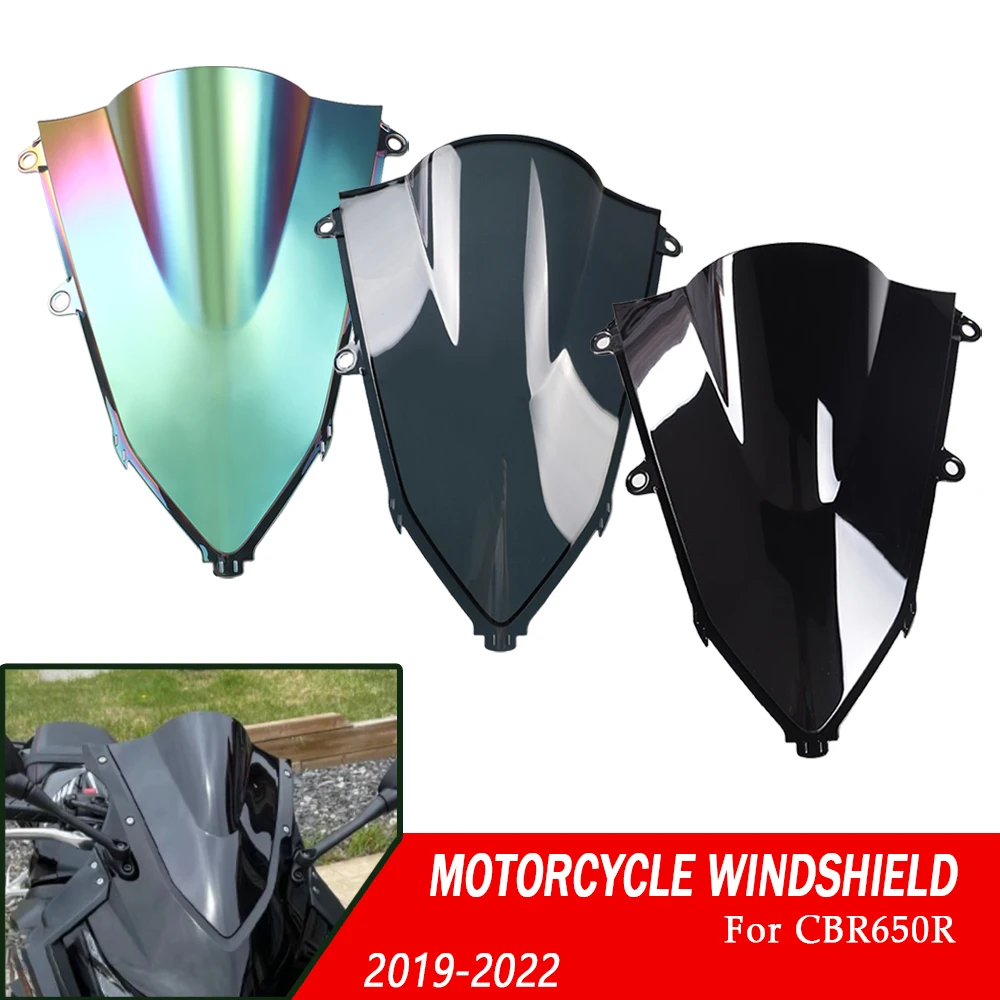 

Motorcycle Windshield For Honda CBR650R CBR 650R CBR650 R 650 2019 2020 2021 2023 2024 2025 WindScreen Fairing Windscreen Screen