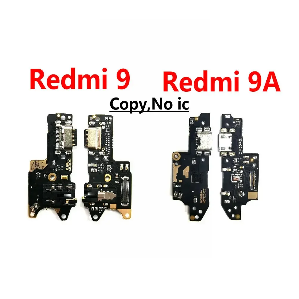 New Microphone Module+USB Charging Port Board Flex Cable Connector Parts For Xiaomi Redmi 9 9A