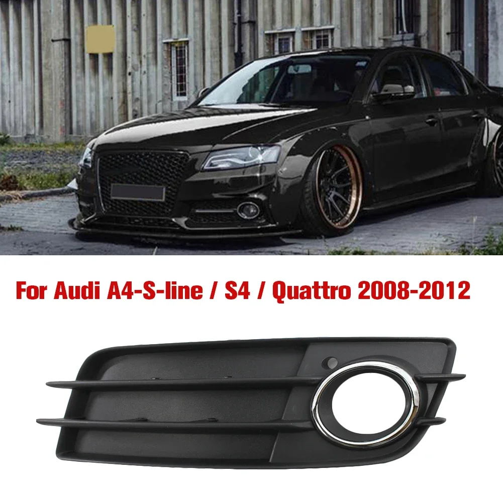 

For Audi S4 A4-Sline B8 8K0807682C 8K0807681 Car Front Bumper Lamp Trim Cover Grill Left Right Fog Light Lamp Grille Styling