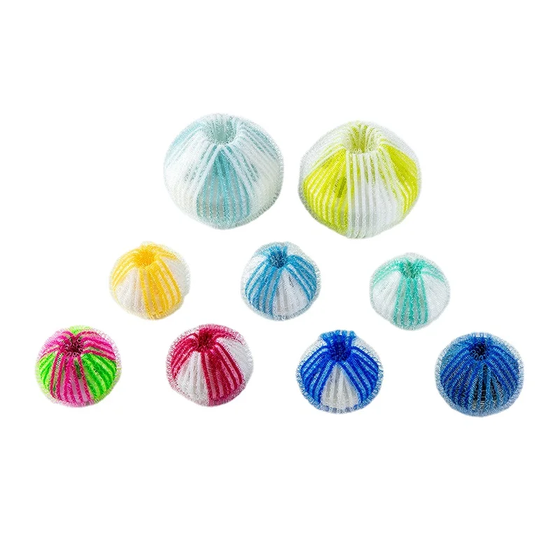 4pcs Magic Washing Machine Hair Remover Laundry Ball Clothes Personal Care Hair Ball Cleaning Ball Grabs Fuzz Hair Random Color