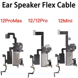 Ear Speaker For iPhone 12 12Mini Pro Max Earpiece And Face ID Sensor Proximity Light Flex Cable Assembly Replacement