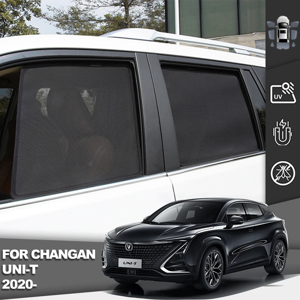 

For Changan UNI-T UNIT 2021 2022 2023 2024 Magnetic Car Sunshade Front Windshield Curtain Rear Side Baby Window Sun Shade Visor