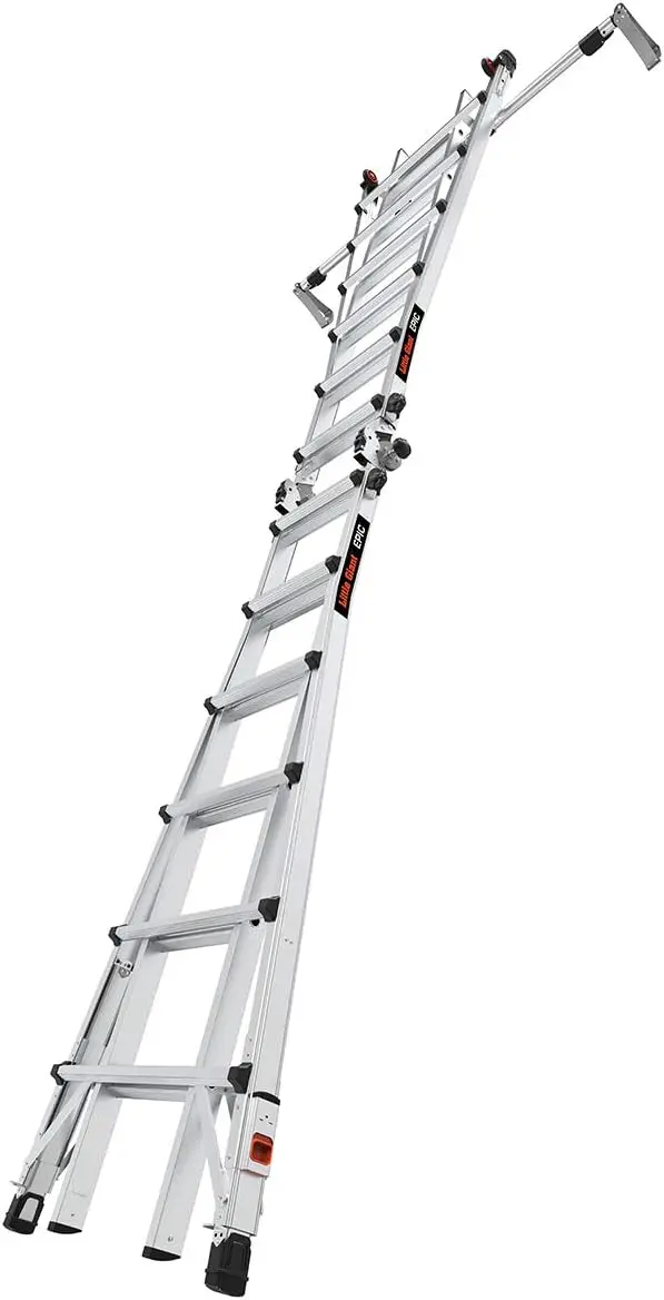 Ladders, Epic, M26, 26 ft, Multi-Position Ladder, Aluminum, Type 1A, 300 lbs weight rating, (16826-818)