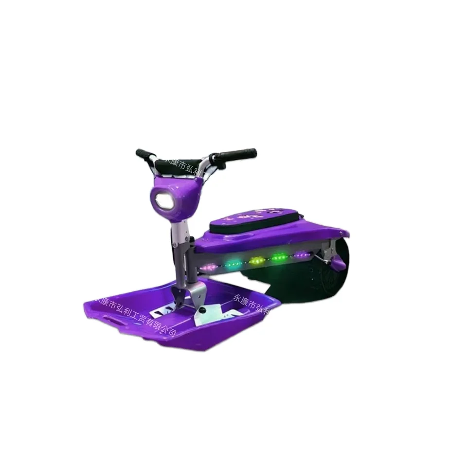 HS-ES-010 Electric Snowmobile 500W Dual Motor 48V 30Ah Battery, 10 - 28Km/h Speed, 100kg Load, Waterproof For Snow/Grass