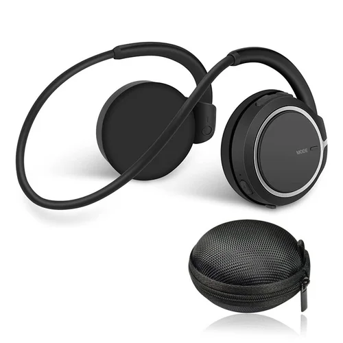 Imagen 1 del producto Auriculares Bluetooth con reproductor MP3, cascos deportivos inalámbricos con ranura para tarjeta TF, Sonido HD en la oreja, con micrófonos