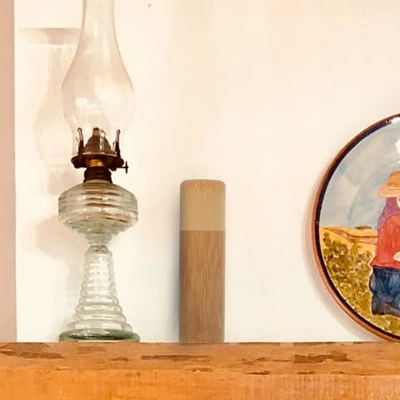 

Portable Bamboo Tube Tea Canister Sealed Stick Storage Aromatic Container Simple Practical Brown Match Styles Home Travel