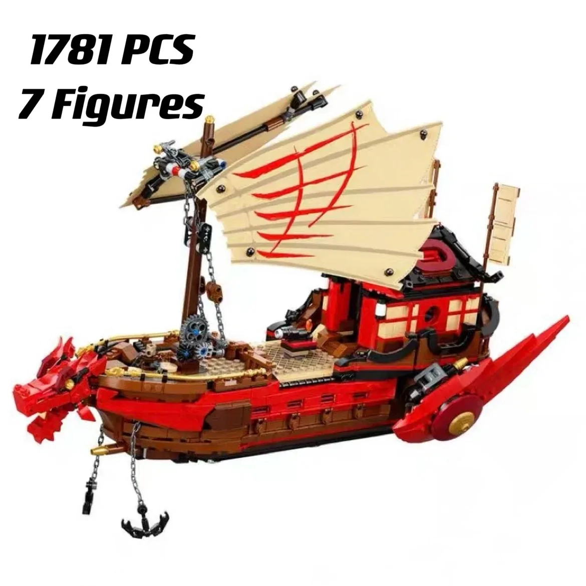 1856pcs Destinys Bounty Building Blocks Model Fit71750 Bricks Toys for Children Gift