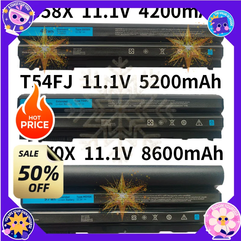 SWZY  M5Y0X Battery For Dell Latitude E5420 E5430 E5520 E5530 E6420 E6430 E6520 P9TJ0 R48V3 04NW9 UJ499 8858X T54FJ