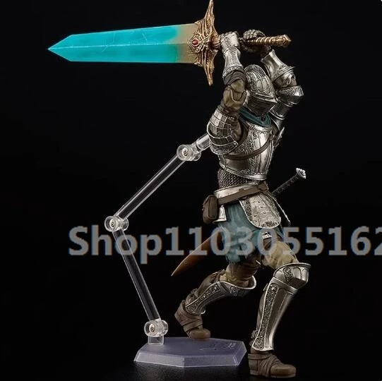 ฟิกเกอร์อนิเมะ Dark Souls Figma 590 Demon's Souls ชุดเกราะลูกฟูก โมเดลฟิกเกอร์แอ็คชั่น รูปปั้นอัศวินในชุดเกราะ ของเล่น ของขวัญคริสต์มาส