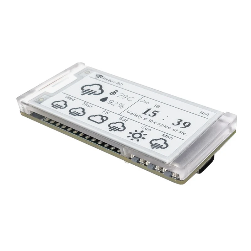 Meshtastic-Moniteur d\'étiquette de prix intelligent Heltec E-Paper, E213 LoRa ESP32 SX1262, Kit de développement IoT avec écran E-Ink 2.13 \