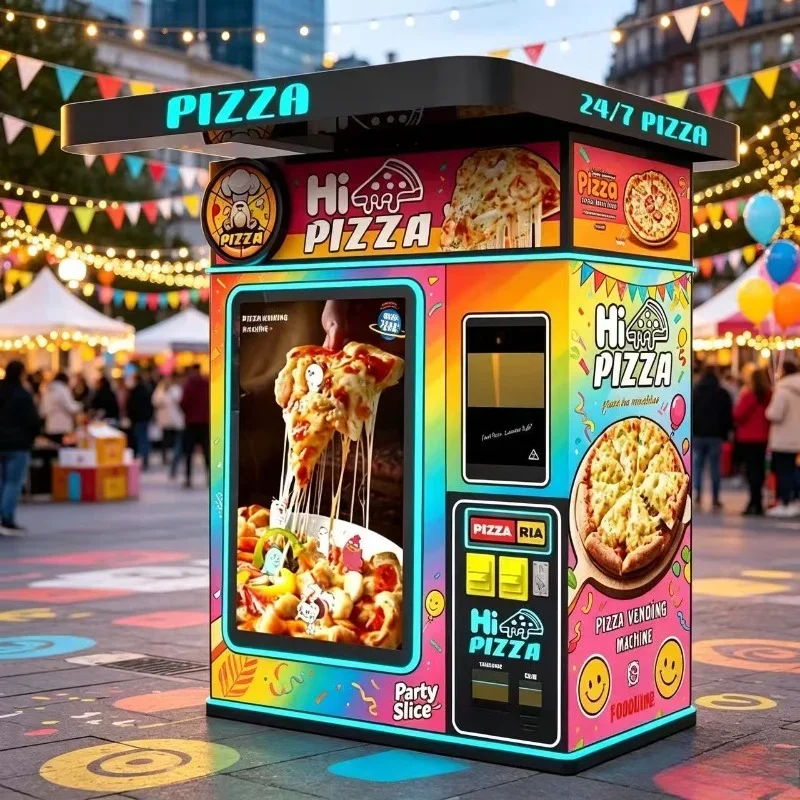 FL Commercial Hot Pizza Vending Machine Multi‑payment Touch Screen Auto Pizza Vending Equipment For Convenience Shop