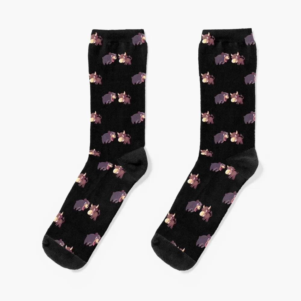 Bear and bull, stock market money finance stock Socks compression essential hip hop Socks Men's Women's