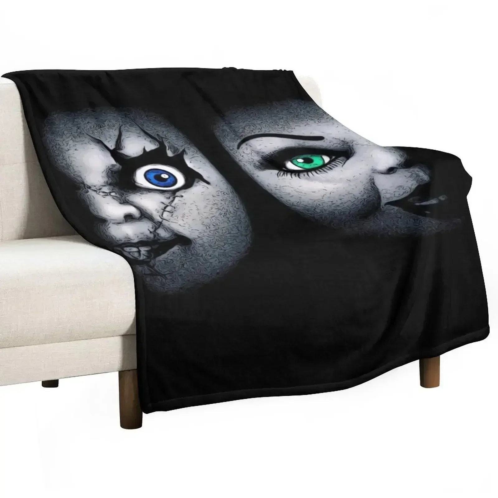 Bride of Chucky Throw Blanket Sleeping Bag Sofa Throw Soft Flannel Decorative Throw Bed covers Blankets