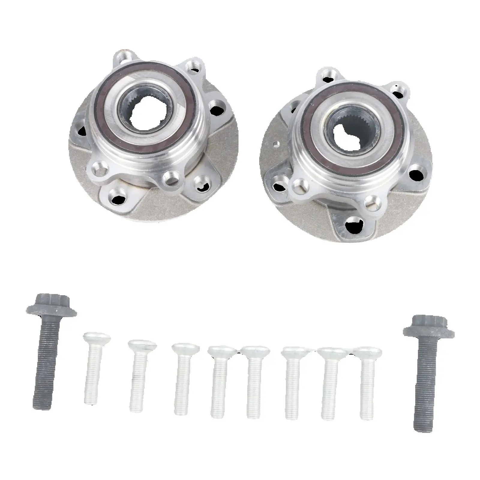 2 個ホイールベアリングハブアセンブリアウディ A3 Q3 TT フォルクスワーゲンビートル CC イオスゴルフ GTI 513253 フロント用
