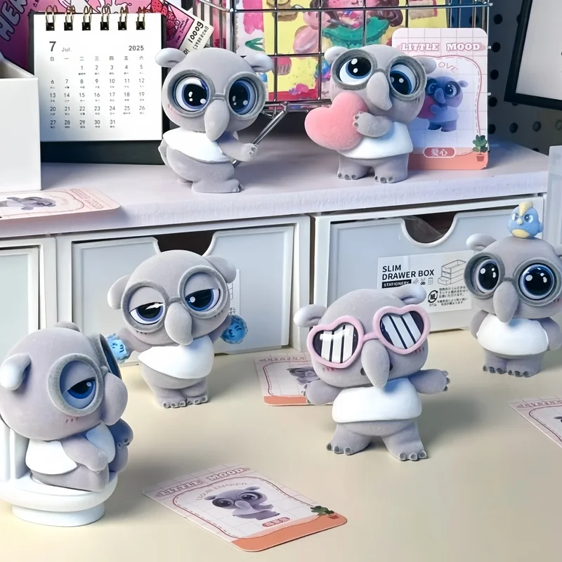 

Аутентичная в наличии новая маленькая труска сумка Yimo, глухая коробка из малайского тапира, популярная для девочек, подарок на день рождения, настольное украшение, фигурка