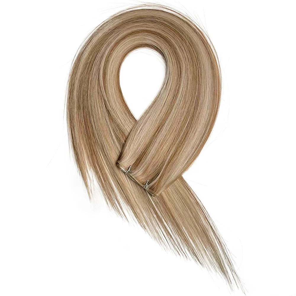 Diyomo Genius Weft Human Hair Extensions 100G Remy Human Hair Onzichtbare Braziliaanse haarextensies Haarbundels