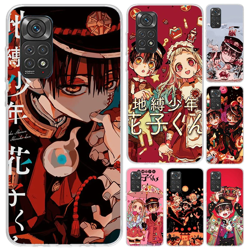 Toilet Bound Hanako Kun Anime Phone Case for Xiaomi Redmi Note 13 12S 12 11S 11 11T 11E 10S 9 Pro Plus 8 8T 9T 7 Soft Funda Prin