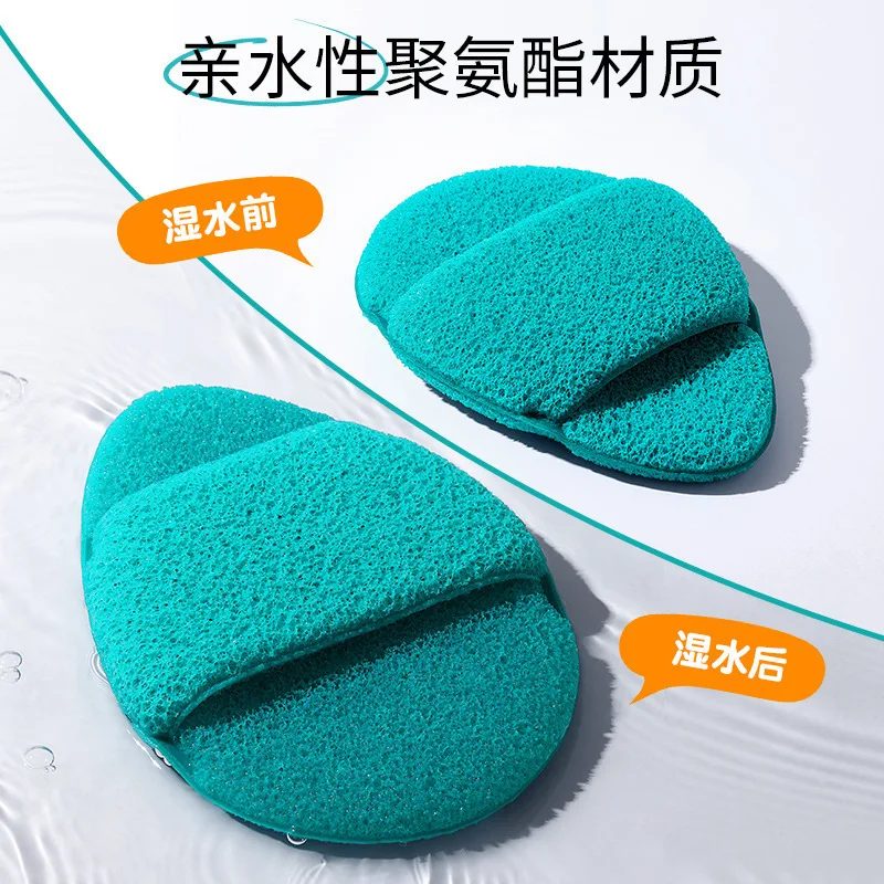 Soft Skin-friendly Handheld Facial Cleansing Sponge, Large Full Face Washing Puff Skin Care Accessory