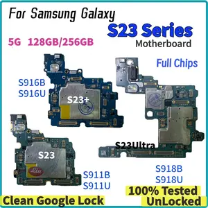 Bilashmart USA/EU Version Samsung Galaxy 5G S23 S911U S911B S23 Ultra S918U S918B S23 Plus S916B S916U Unlocked Motherboard Logic Board