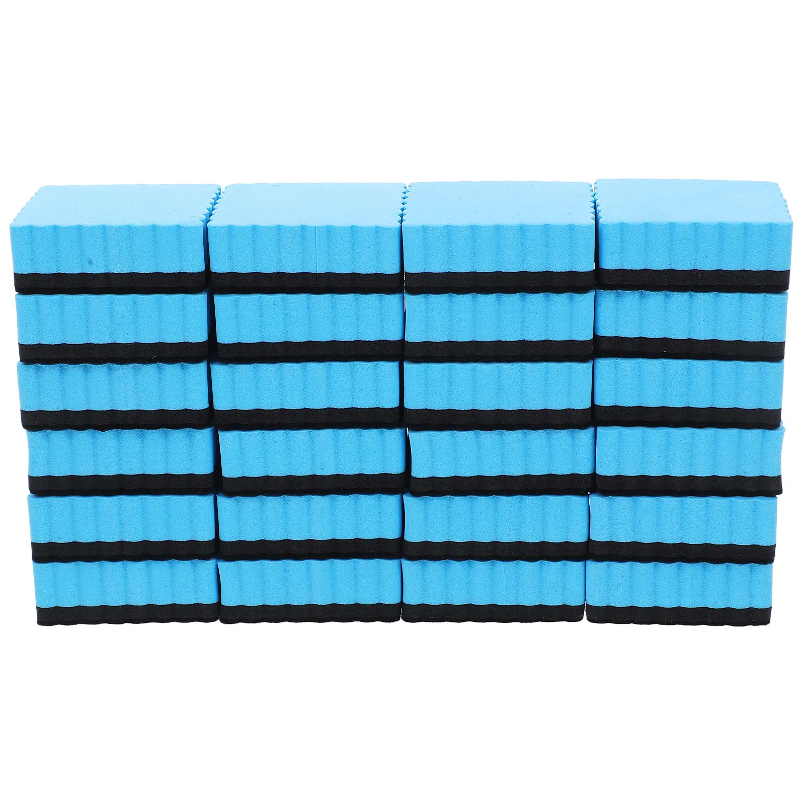24Pcs Whiteboard Erasers Wave Edge Design Efficient Cleaning for Home Office Classroom Dry Erase Board Cleaner