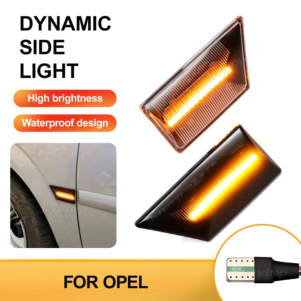 Turn Signal Light For Opel Vectra C for Opel Signum 2003 2004 2005 2006 2007 2008  Dynamic Side Marker Light Sequential Blinker