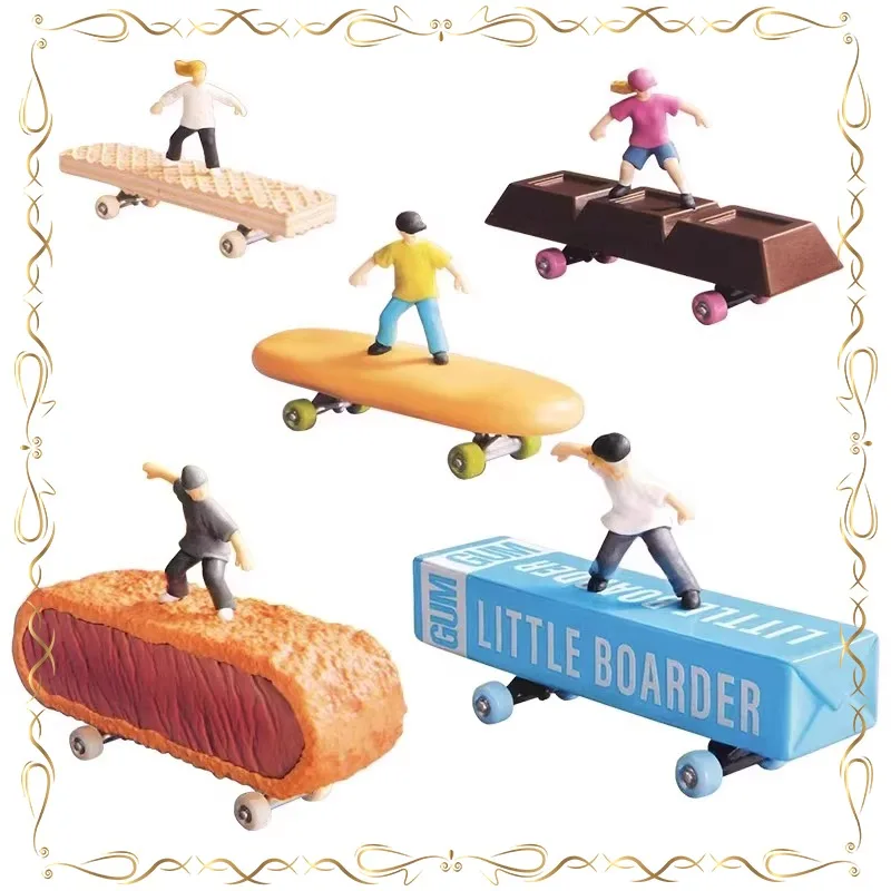 

Закуски, скейтборды, гашапон, мультяшная оригинальность, моделирование закусок, украшение для скейтборда, модная нежная индивидуальная фигурка