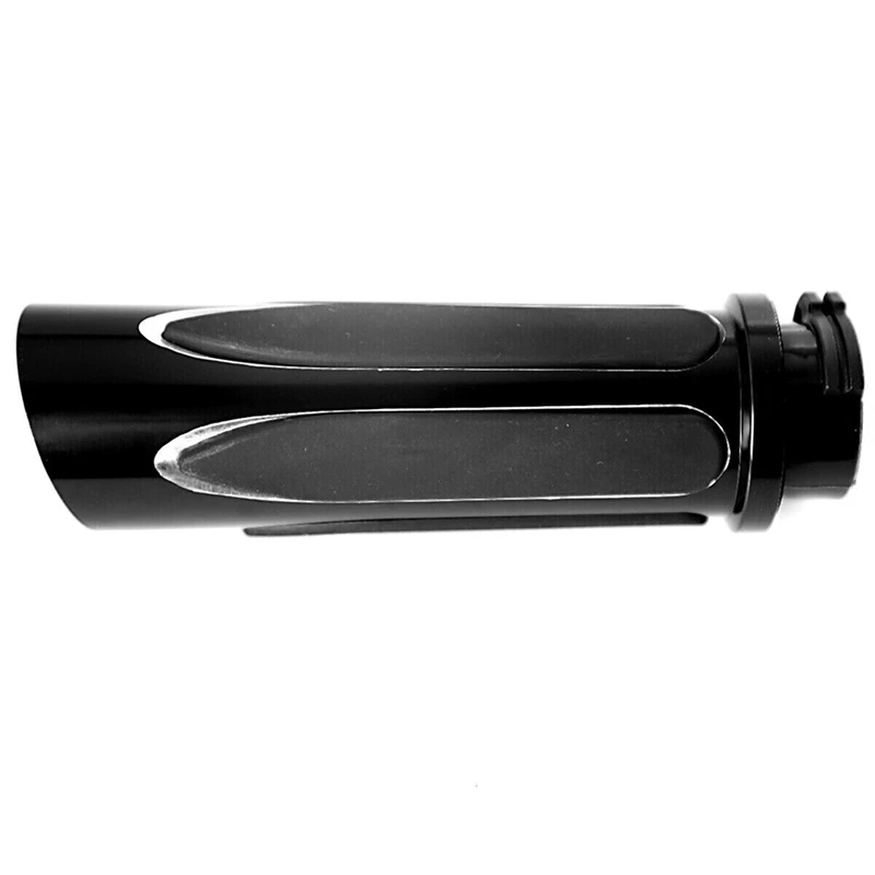 Black Handlebar 1 Inch Hand Grips For  Touring Road King Street Glide Softail Replacement