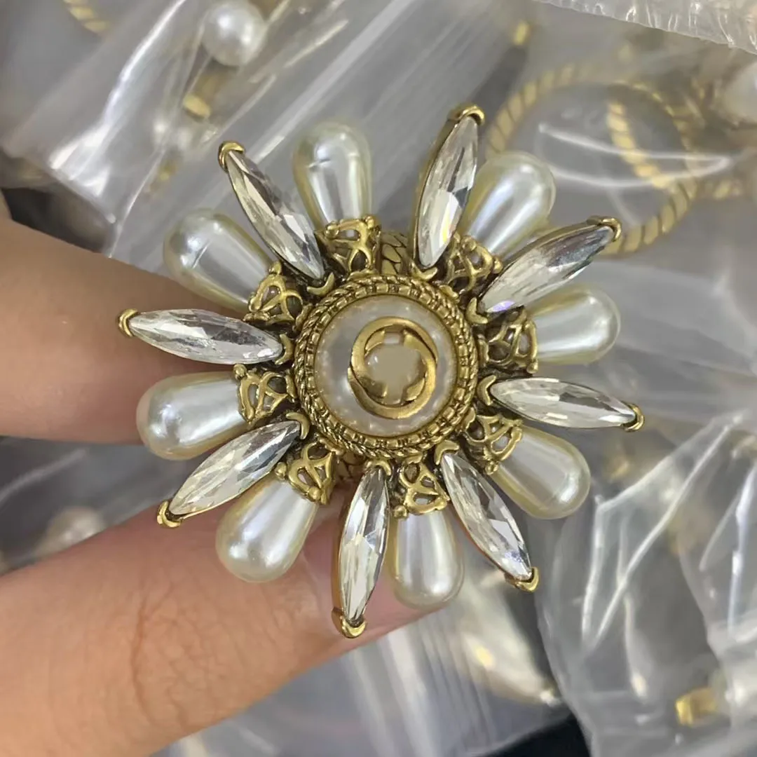 

Классическое ретро-кольцо с двойной буквой 2025 года, модные женские украшения, любимый подарок для нее