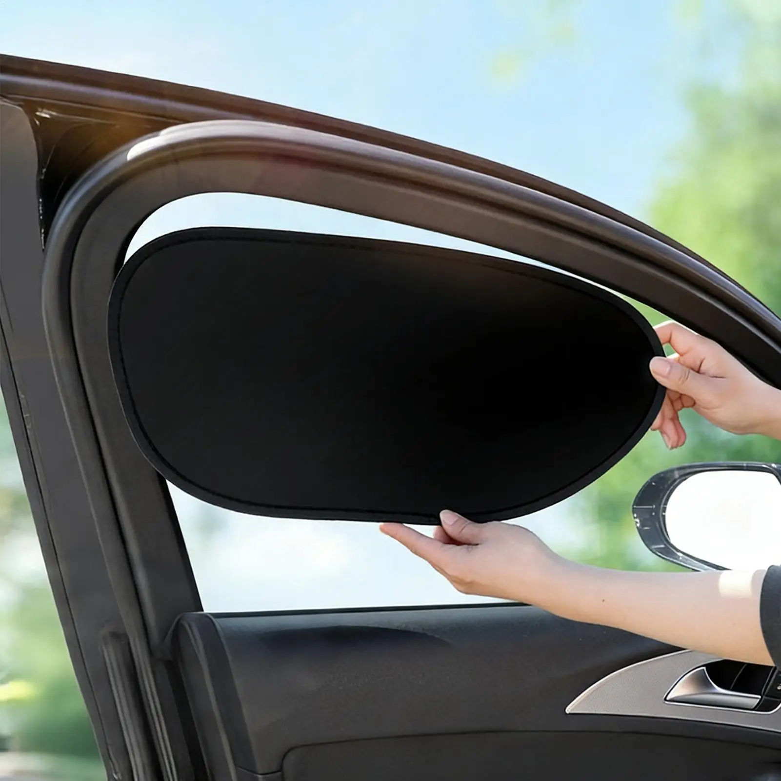 Car Window Shades Foldable Static Privacy Screen Sun Shade for Side Window Vehicle SUV Truck Van Interior Road Trip Camping